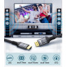 Certifié Câble HDMI 2.1 10K 8K 1.5M, 48Gbps Câble HDMI Ultra Haut Débit Ethernet CEC 4K 240Hz 200Hz 165Hz 144Hz 120Hz 10K 8K 60H