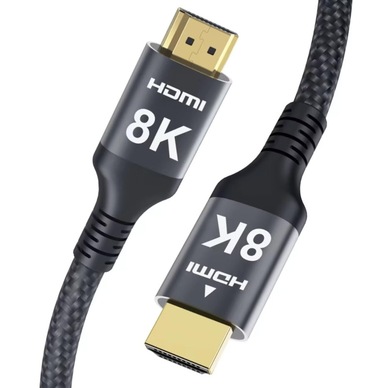 Adauxter Câble HDMI 4K 10M, Câble HDMI haute vitesse avec prise en charge Ethernet 4K 60Hz 2K 165Hz 1080p Ultra HD eARC HDCP2.3 