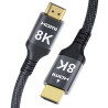 Adauxter Câble HDMI 4K 10M, Câble HDMI haute vitesse avec prise en charge Ethernet 4K 60Hz 2K 165Hz 1080p Ultra HD eARC HDCP2.3 