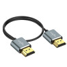 Twozoh Câble Long HDMI vers HDMI Slim 5M, extrêmement fin Câble HDMI flexible pour 4K/3D, 1080p, Ultra HD, 3D