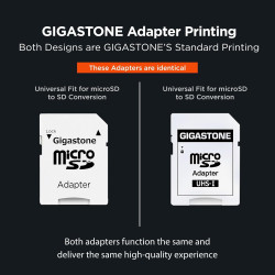 Gigastone Carte Micro SD 128 Go, Enregistrement vidéo 4K pour GoPro, caméra d'action, DJI, Drone, Nintendo Switch, R/W jusqu'à 1