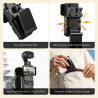 AMAZEAR Support magnétique pour DJI Osmo Pocket 4/3, Accessoire Pocket4/3, Adaptateur d'extension magnétique, Support de boîtier