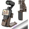 AMAZEAR Support magnétique pour DJI Osmo Pocket 4/3, Accessoires Pocket3, Support de boîtier à Ventouse magnétique pour Bureau, 