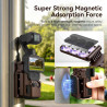 AMAZEAR Support magnétique pour DJI Osmo Pocket 4/3, Accessoires Pocket3, Support de boîtier à Ventouse magnétique pour Bureau, 