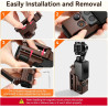 AMAZEAR Support magnétique pour DJI Osmo Pocket 4/3, Accessoires Pocket3, Support de boîtier à Ventouse magnétique pour Bureau, 