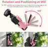AMAZEAR Support magnétique pour DJI Osmo Pocket 4/3, Accessoire Pocket4/3, Adaptateur d'extension magnétique, Support de boîtier