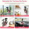 AMAZEAR Support magnétique pour DJI Osmo Pocket 4/3, Accessoire Pocket4/3, Adaptateur d'extension magnétique, Support de boîtier