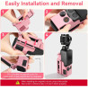 AMAZEAR Support magnétique pour DJI Osmo Pocket 4/3, Accessoire Pocket4/3, Adaptateur d'extension magnétique, Support de boîtier