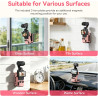 AMAZEAR Support magnétique pour DJI Osmo Pocket 4/3, Accessoire Pocket3, Adaptateur d'extension magnétique,Support de boîtier à 