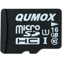 QUMOX 2pcs Pack 16GB Micro SD Memory Card Class 10 UHS-I 16 GB 16Go Go Carte memoire HighSpeed Write Speed 12MB/S Read Speed Upt