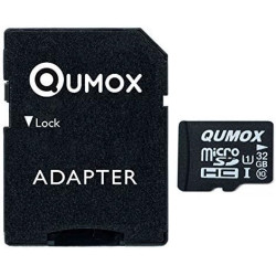 QUMOX 32GB MICRO SD MEMORY CARD CLASS 10 UHS-I 32 GB 32Go Go carte mémoire HighSpeed Write Speed 15MB/S read speed upto 70MB/S