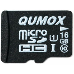 QUMOX Carte mémoire Micro SD 16 Go Classe 10 UHS-I High Speed Vitesse écriture12 Mo/s Vitesse Lecture Jusqu’à 70 Mo/s