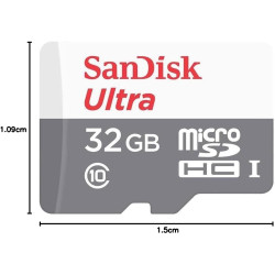 SanDisk Ultra microSDHC 32GB + SD Adapter 100MB/s Class 10 UHS-I