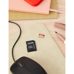 SanDisk 128 Go Extreme carte microSDXC pour caméras embarquées et drones + Adaptateur SD + RescuePRO Deluxe, jusqu'à 190 Mo/s, a