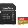 SanDisk 64 Go Extreme Carte microSDXC pour caméras embarquées et Drones + Adaptateur SD + RescuePRO Deluxe, jusqu'à 170 Mo/s, av