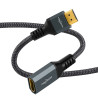 Twozoh Câble d'extension HDMI 8K, Câble HDMI 2.1 Mâle vers Femelle, Rallonge Câble HDMI en nylon tressé compatible 8K@60Hz, 4K@1
