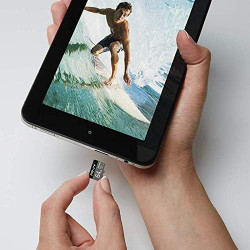 PNY Pro Elite Carte mémoire microSDXC 64 Go + Adaptateur SD, Vitess de Lecture jusqu'à 100 Mo/s, Vitesse d'écriture jusqu'à 90 M