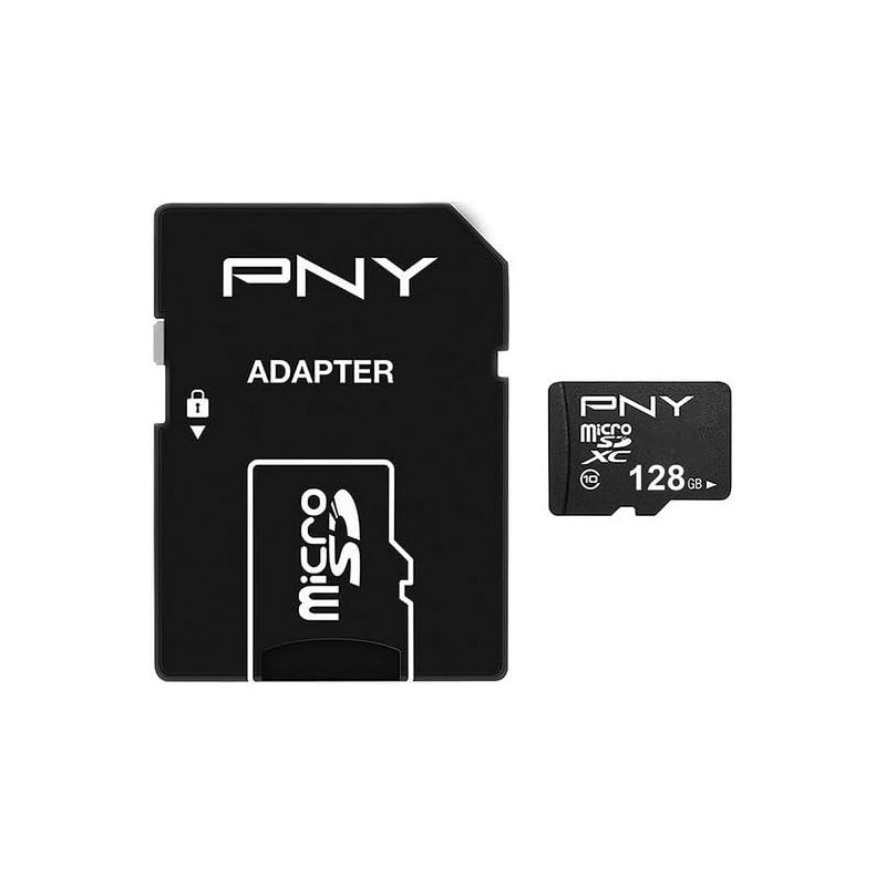 PNY Performance Plus Carte Mémoire microSDHC 32 Go, Classe 10 + Adaptateur SD