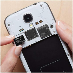 PNY Performance Plus Carte Mémoire microSDHC 32 Go, Classe 10 + Adaptateur SD
