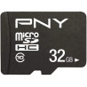 PNY Performance Plus Carte Mémoire microSDHC 32 Go, Classe 10 + Adaptateur SD