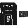 PNY Performance Plus Carte Mémoire microSDXC 128 Go + Adaptateur SD, Classe 10