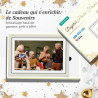 Frameo Cadre Photo Numérique WiFi 10.1" Cadre Photo électronique, écran Tactile 1280 * 800 HD IPS, Mémoire 32GB, Montage Mural, 