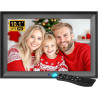 OBVHNUA Cadre Photo Numérique 10,1 Pouces Cadre Digital Cadre Photo Électronique avec Télécommande 1280x800 HD IPS Écran USB Car