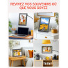 OBVHNUA Cadre Photo Numérique 10,1 Pouces Cadre Digital Cadre Photo Électronique avec Télécommande 1280x800 HD IPS Écran USB Car