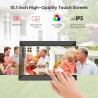 Frameo Cadre Photo Numérique 10,1 Pouces avec Mémoire Intégrée de 32 Go, Écran Tactile HD 1280x800 IPS pour Partager Photos et V