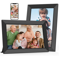 Frameo Cadre Photo Numérique 10,1 Pouces avec Mémoire Intégrée de 32 Go, Écran Tactile HD 1280x800 IPS pour Partager Photos et V