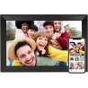 Humblestead Cadre Photo numérique 15,6 Pouces 32 Go WiFi 1280 x 800 HD IPS Écran Tactile Mémoire Rotation Automatique Partagez d