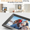 Cadre Photo Numérique 10 Pouces, WiFi intégré en mémoire de 32 Go, Cadre électronique avec écran Tactile IPS, Rotation Automatiq
