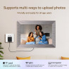 Cadre Photo Numérique 10 Pouces, WiFi intégré en mémoire de 32 Go, Cadre électronique avec écran Tactile IPS, Rotation Automatiq