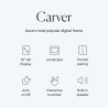 Aura Cadre Photo numérique Carver Wi-FI 10,1 Pouces | Le Meilleur Cadre numérique à Offrir | Envoyez Vos Photos Depuis Votre tél