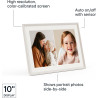 Aura Cadre Photo numérique WiFi 10,1" | Le Cadre Photo numérique idéal à Offrir | Envoyez Vos Photos Depuis Votre téléphone | (C