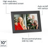 Aura Cadre photo numérique en pierre – Écran HD mat 10,1" | Meilleur cadre numérique pour offrir – Envoyez des photos directemen