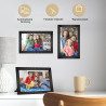 Frameo - Cadre photo numérique - WiFi - 10,1" - Avec mémoire de 32 Go - Écran tactile IPS 1280 x 800 - Capteur de mouvement et r