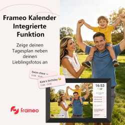 Frameo Cadre Photo numérique Wi-FI 32 Go Cadre Photo numérique 10,1" 1280 x 800 IPS Écran Tactile LCD Smart Cloud avec Rotation 