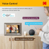 KODAK Cadre Photo Numérique WiFi Cadre Photo Numerique 10 Pouces, Cadre Numérique Photo avec HD IPS à Écran Tactile, Bois Smart 