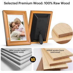 KODAK Cadre Photo Numérique WiFi Cadre Numérique Photo 10 pouces, FHD 1920*1200 Écran Tactile, Cadre Photo Électronique avec Mém