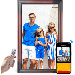 KODAK Cadre Photo Numérique Connecté WiFi, Cadre Numerique Photo Grand Format, 21.5 Pouces FHD IPS Écran, 32Go Mémoire, Partagez