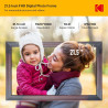 KODAK Cadre Photo Numérique Connecté WiFi, Cadre Numerique Photo Grand Format, 21.5 Pouces FHD IPS Écran, 32Go Mémoire, Partagez