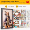 KODAK Cadre Photo Numérique Connecté WiFi, Cadre Numerique Photo Grand Format, 21.5 Pouces FHD IPS Écran, 32Go Mémoire, Partagez