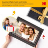 KODAK Cadre Photo Numérique Connecté WiFi, Cadre Numerique Photo Grand Format, 21.5 Pouces FHD IPS Écran, 32Go Mémoire, Partagez