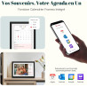 Frameo Cadre Photo Numérique WiFi 10.1 Pouces Noir Mat Mémoire 32 Go, Écran Tactile HD IPS 1280 x 800, Auto-Rotation, Partage de