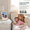 Frameo Cadre Photo Numérique WiFi 10.1 Pouces Or Sunset Mémoire 32 Go, Écran Tactile HD IPS 1280 x 800, Auto-Rotation, Partage d