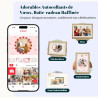 Frameo Cadre Photo Numérique WiFi 10.1 Pouces Or Sunset Mémoire 32 Go, Écran Tactile HD IPS 1280 x 800, Auto-Rotation, Partage d