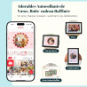 Frameo Cadre Photo Numérique WiFi 10.1 Pouces Bois Chêne Photo Éélectronique 32 GB Ecran Tactile IPS 1280 * 800 HD pour Partager