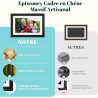 Frameo Cadre Photo Numérique WiFi 10.1 Pouces Bois Chêne Photo Éélectronique 32 GB Ecran Tactile IPS 1280 * 800 HD pour Partager