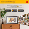 KODAK Cadre Photo Numérique 7 Pouces, WiFi Connecté Cadre Numerique, IPS Écran Tactile, Cadre Photo Électronique avec 32Go de Es